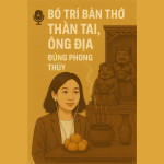 Bố Trí Bàn Thờ Thần Tài, Ông Địa Đúng Phong Thủy