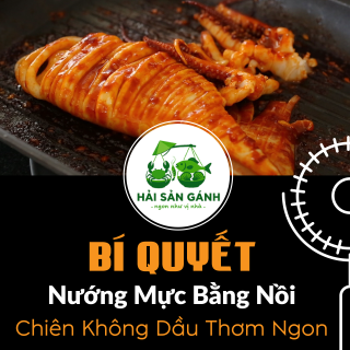 Bí quyết nướng mực bằng nồi chiên không dầu