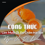 Cách làm muối ớt đỏ chấm hải sản