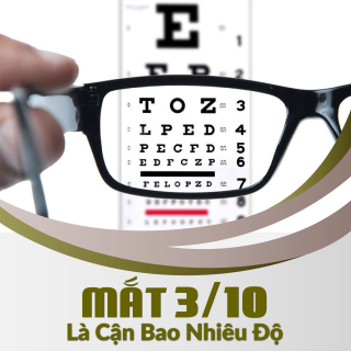 Mắt 3/10 Là Cận Bao Nhiêu Độ